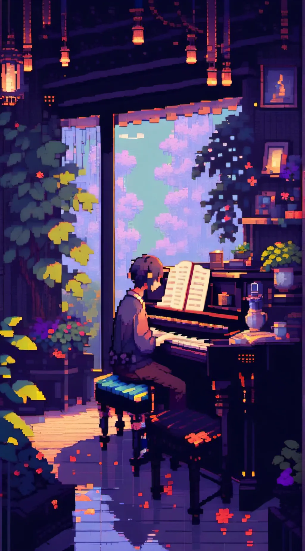 ai character: 12 notes background