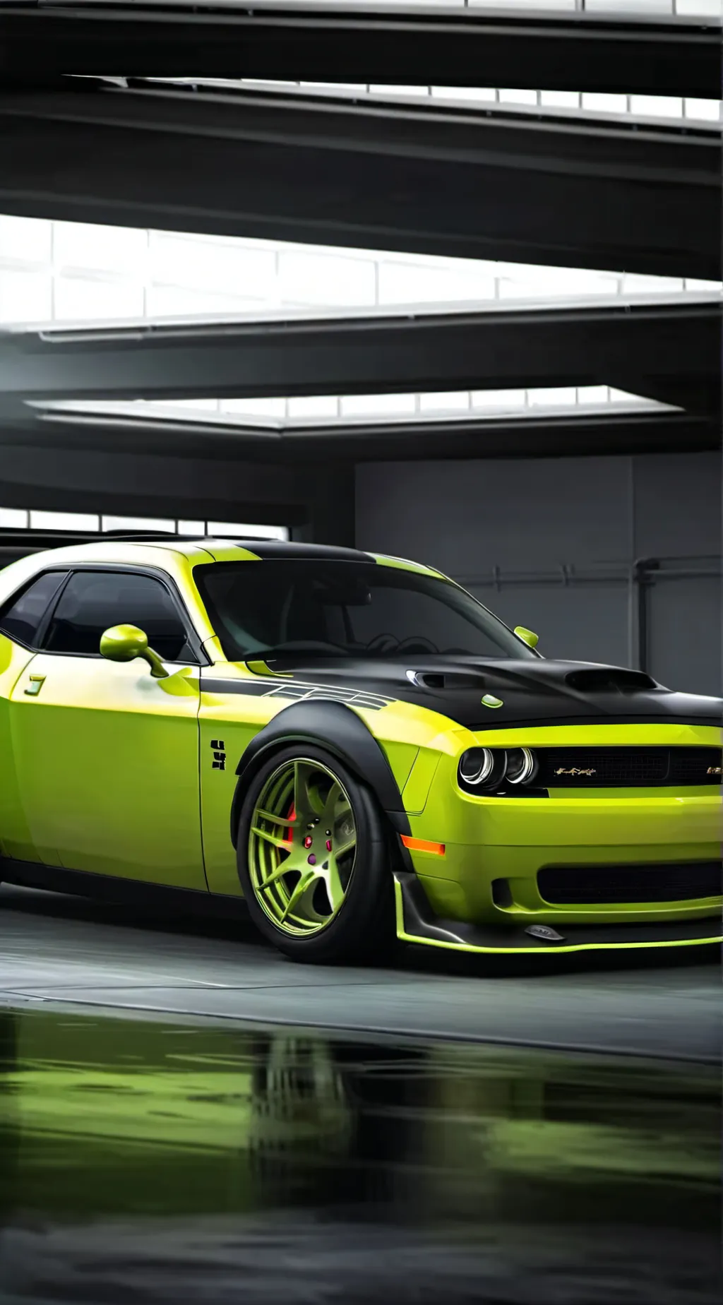 ai character: dodge challenger background