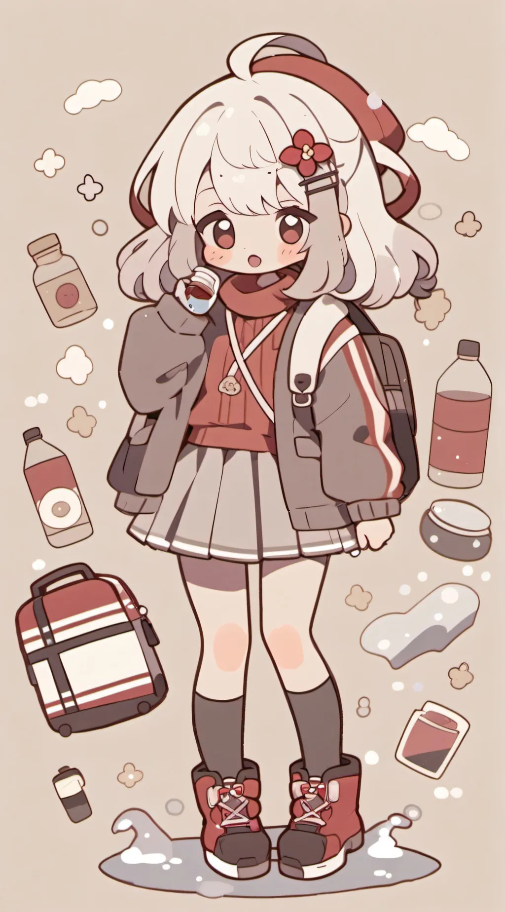 ai character: Life background