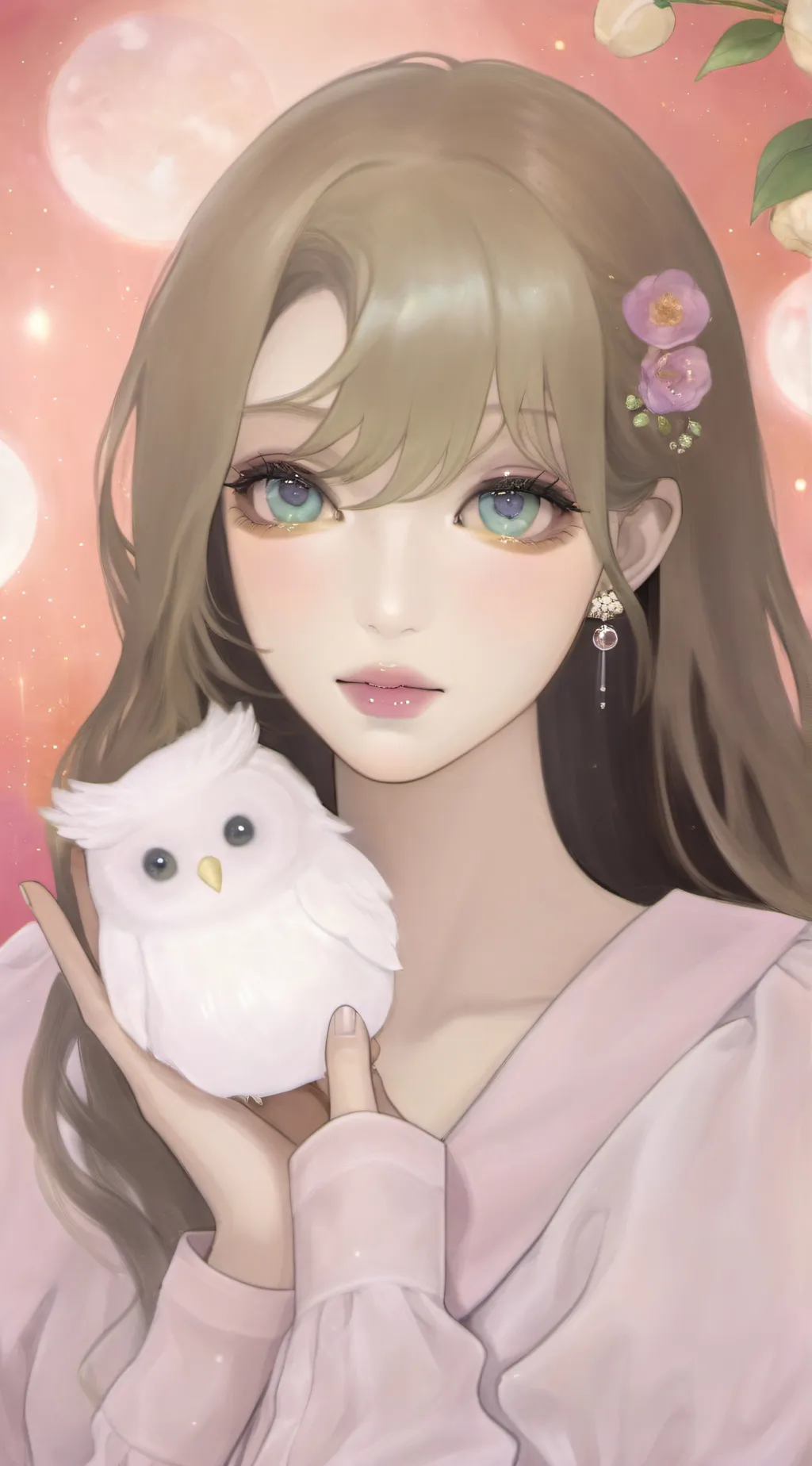 ai character: Lily  background