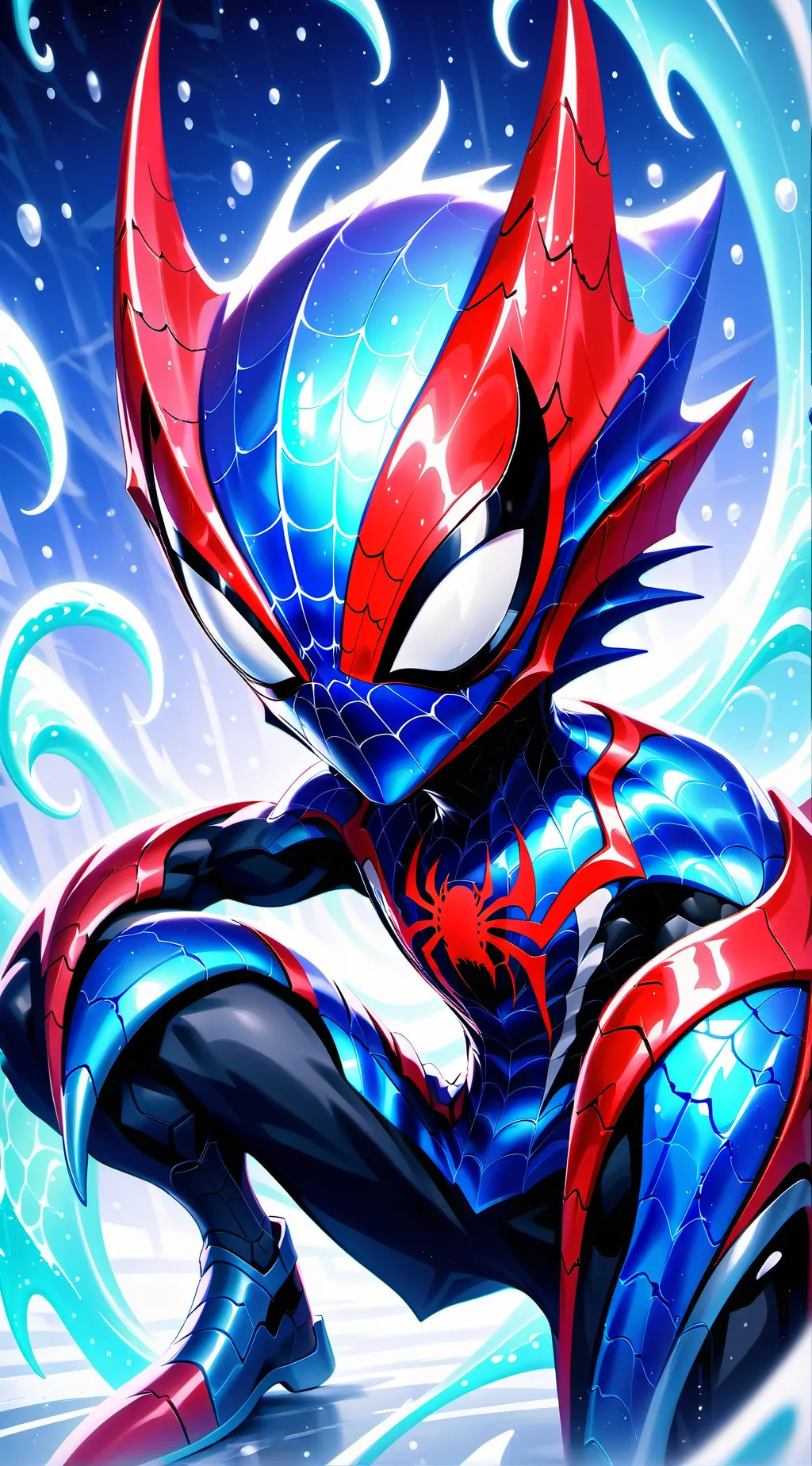 ai character: venom 2099 background