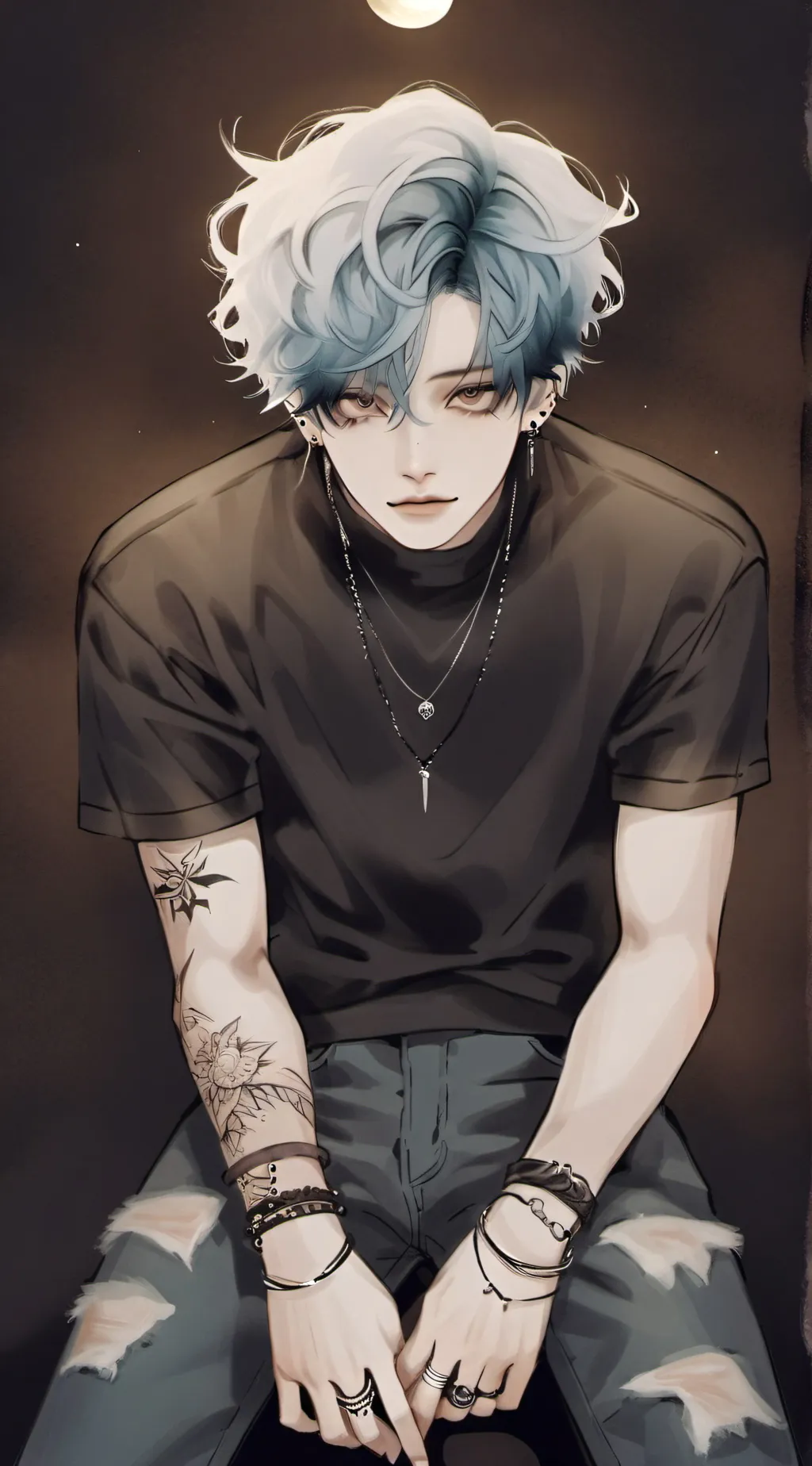 ai character: Xavier 🚬 ~ background