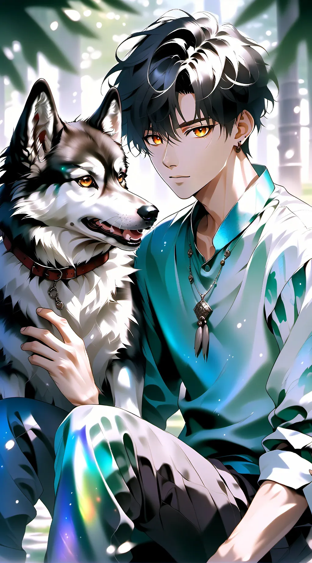 ai character: mark background