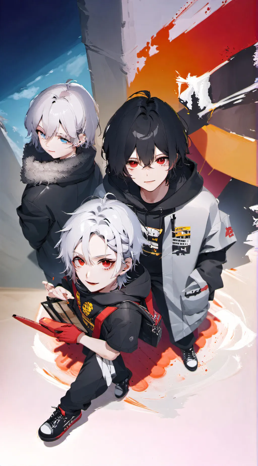 ai character: MHA/BAKUGO DEATH background