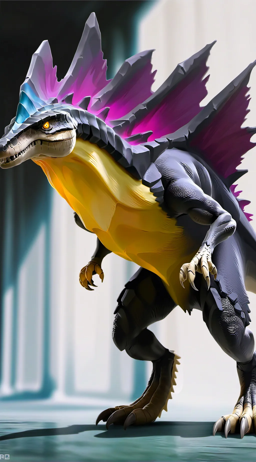 ai character: Venom'Bloom background