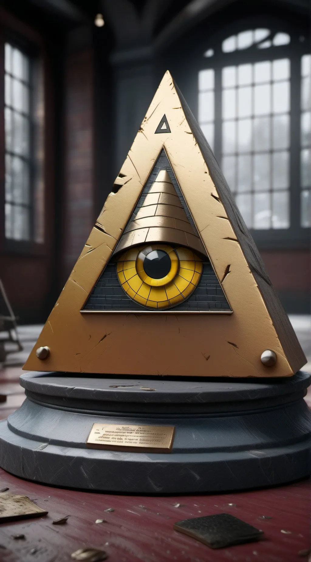 ai character: bill cipher  background