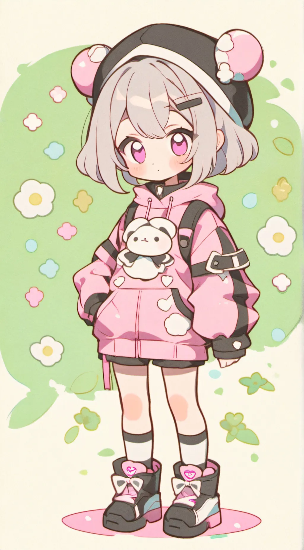 ai character: Rarity critters background