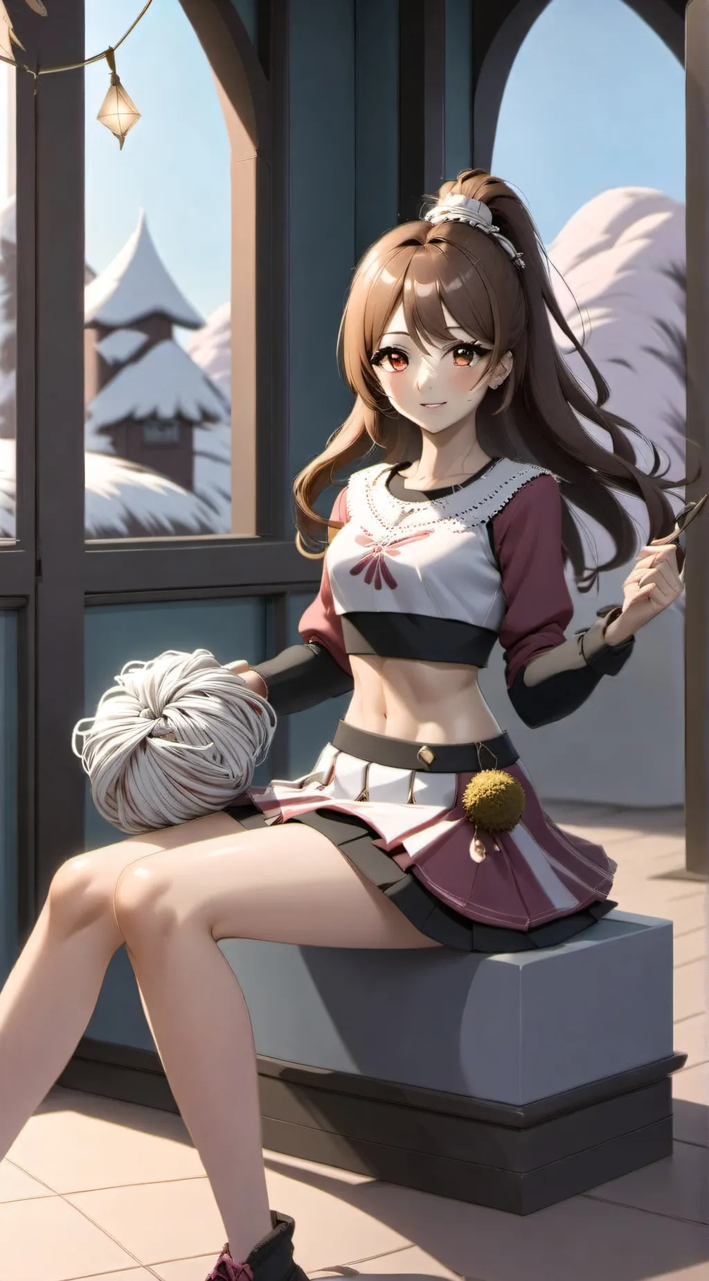 ai character: Mira background