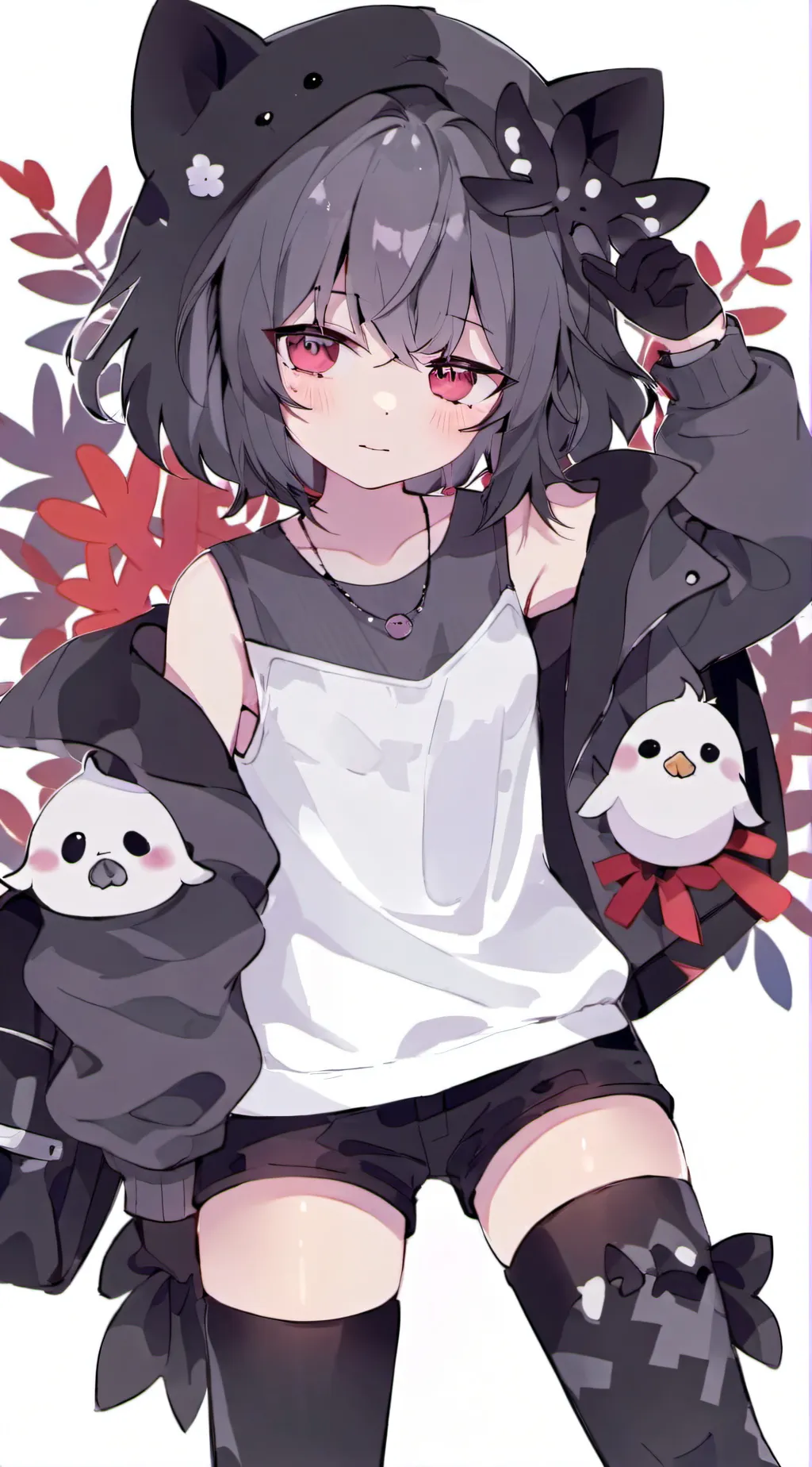 ai character: 林. background