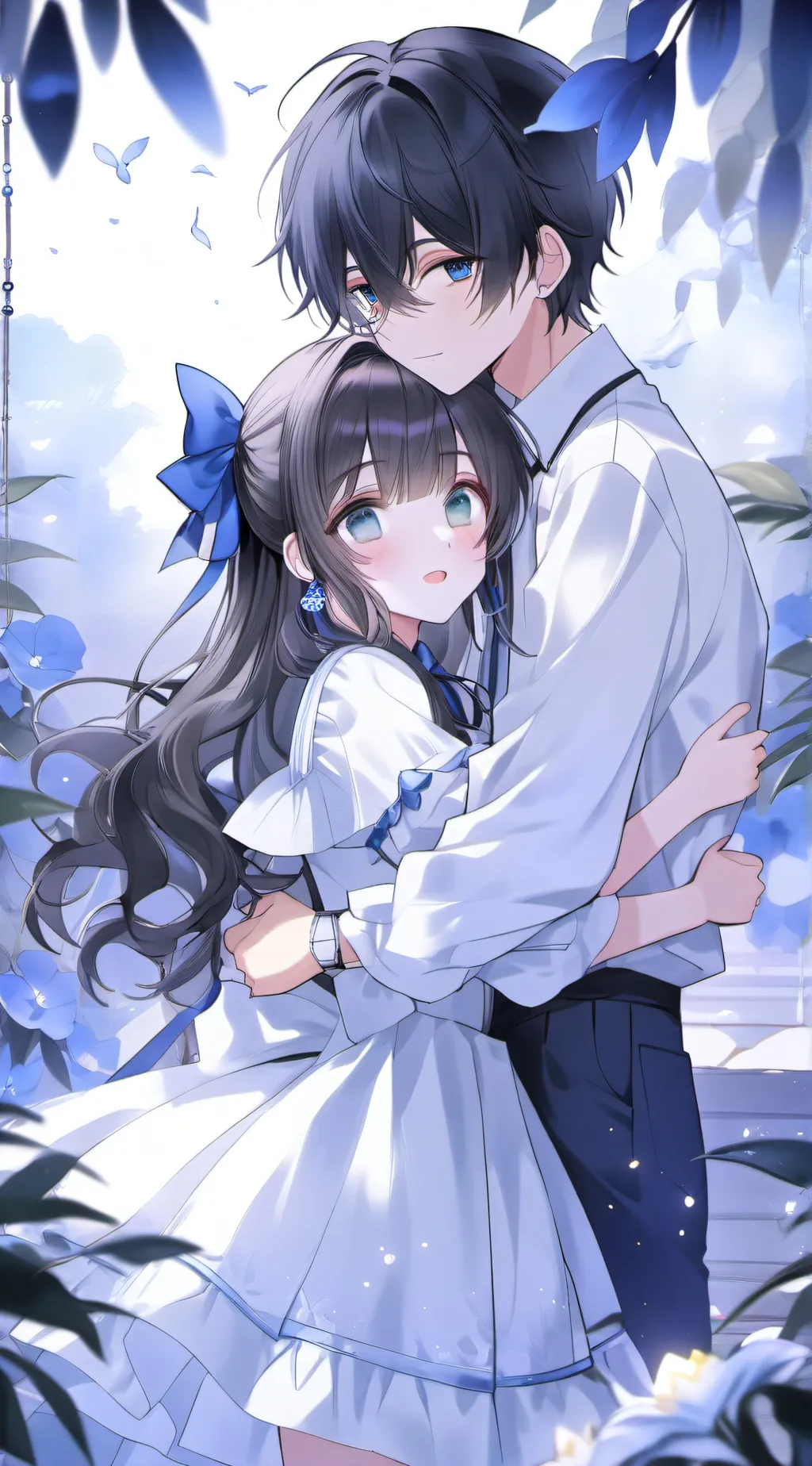 ai character: Emily and Josh background