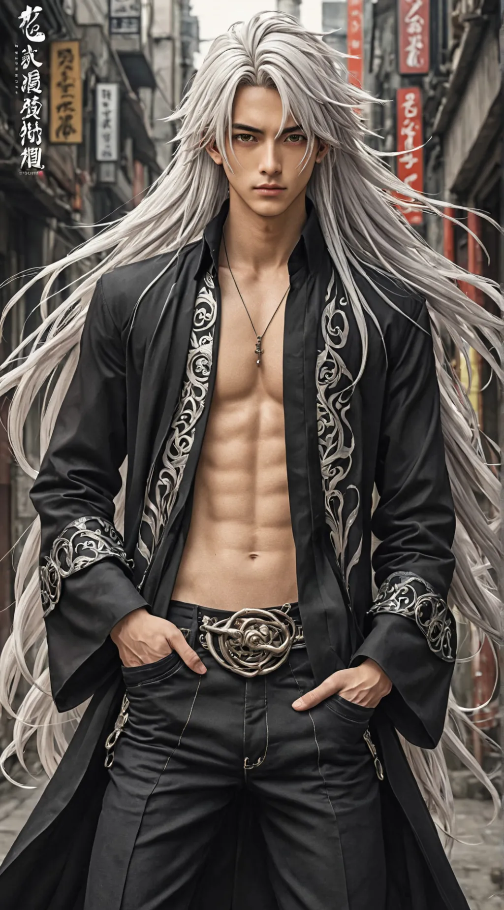 ai character: Star of Shanghai background