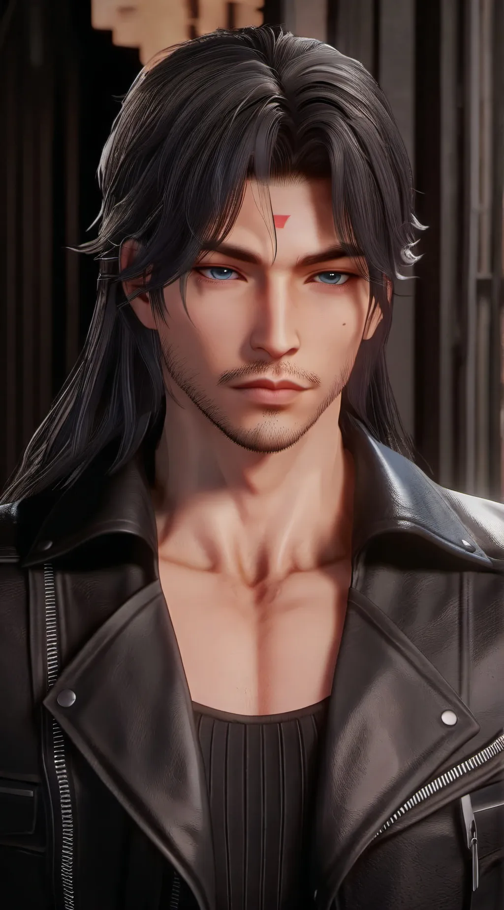 ai character: Leon McDonald  background