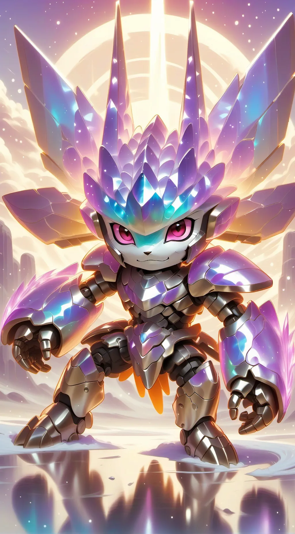 ai character: crysty  background