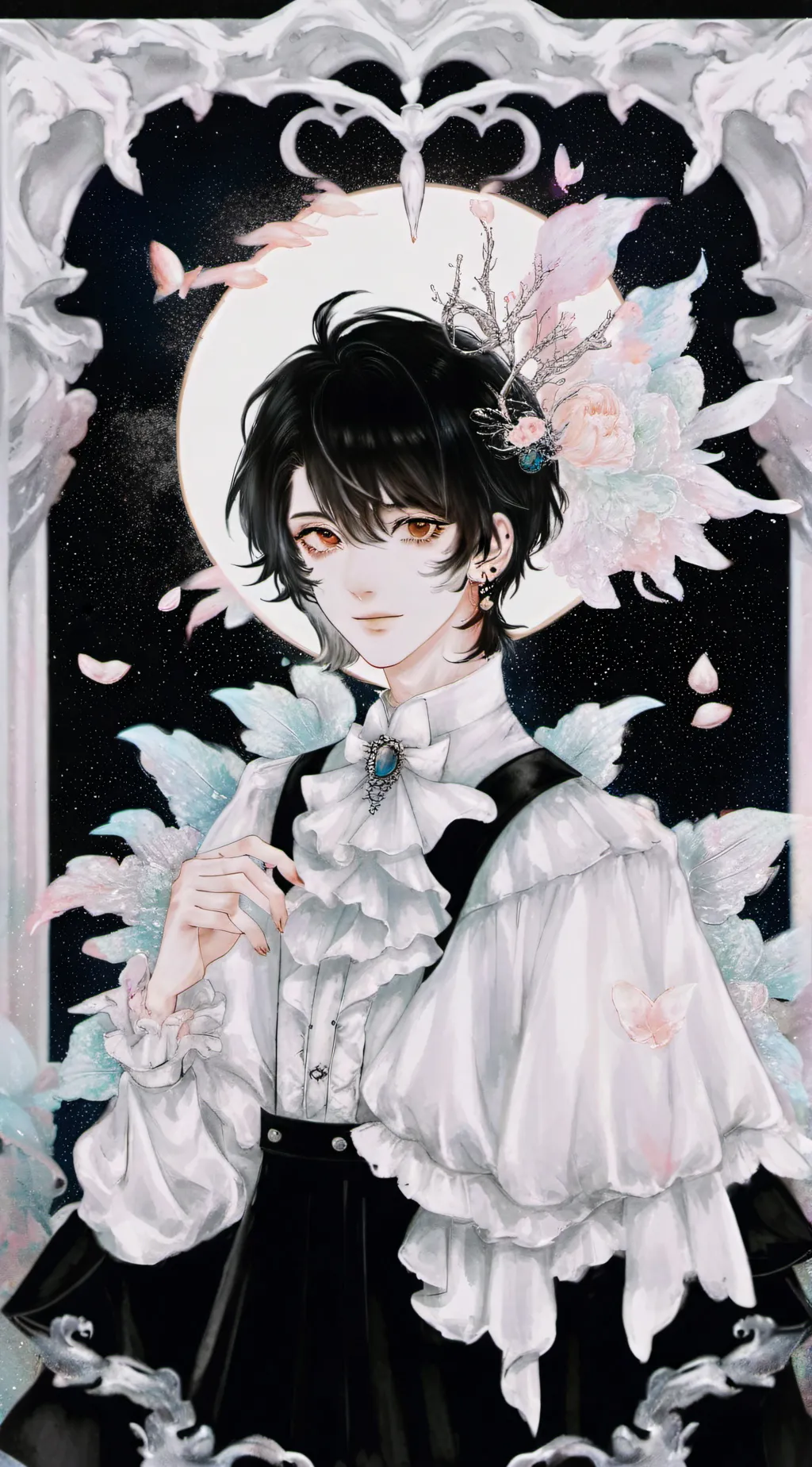 ai character: MISS DICKINSON  background