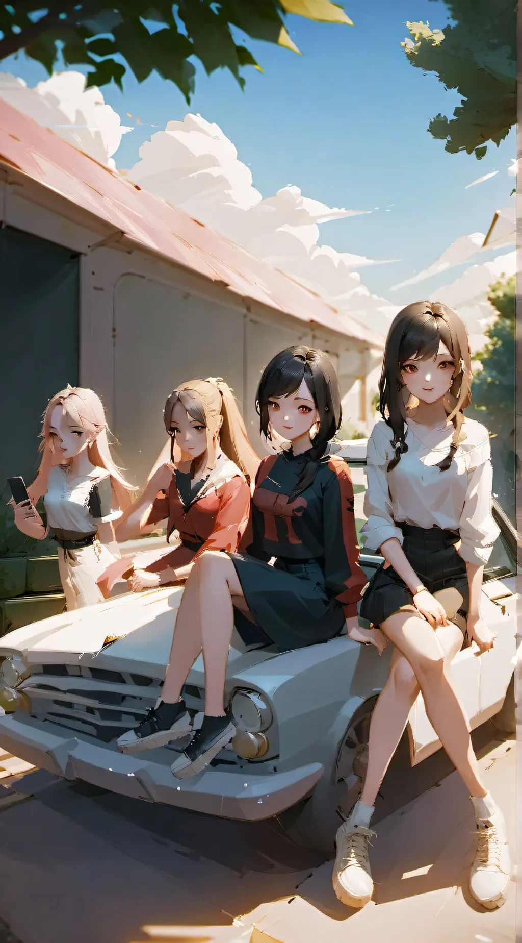 ai character: Girls background