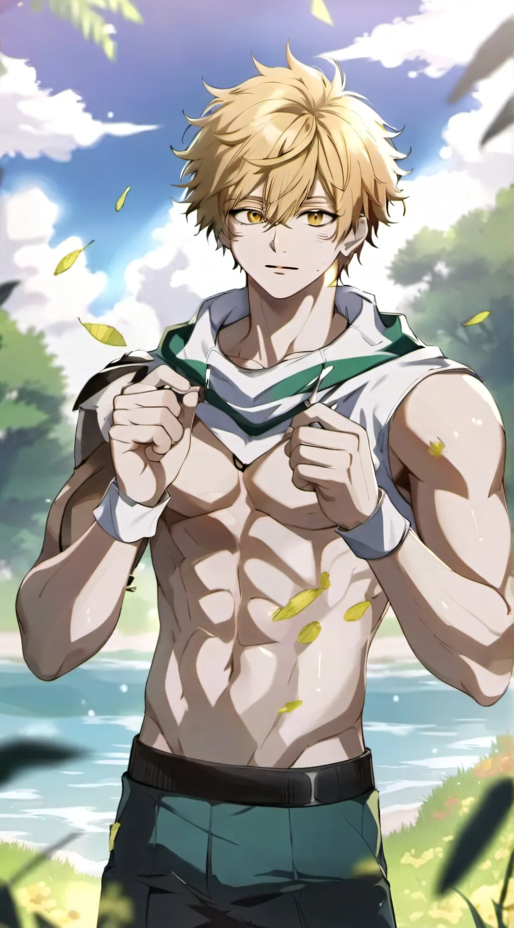 ai character: 💥Bakugo💥 background