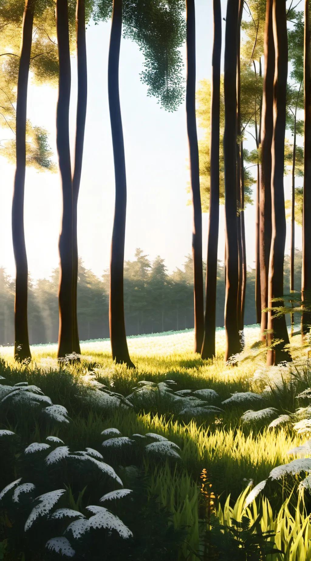 ai character: grass background