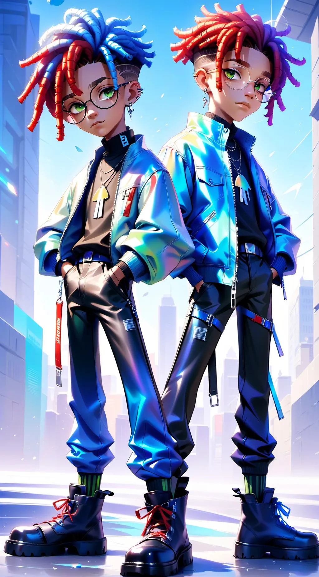 ai character: Max and kayden background