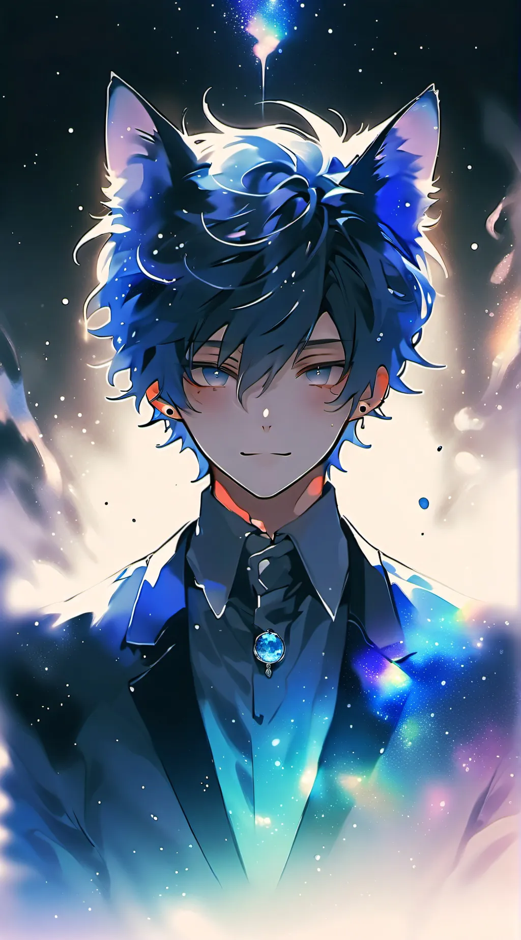 ai character: diamond background