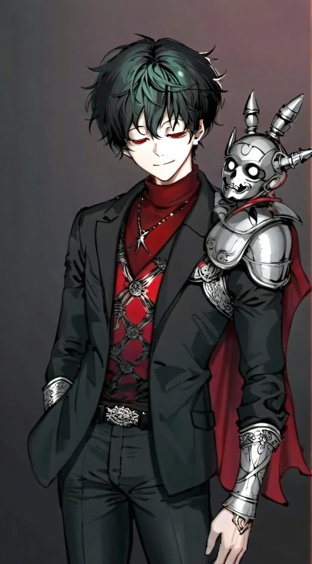 ai character: Villain deku background