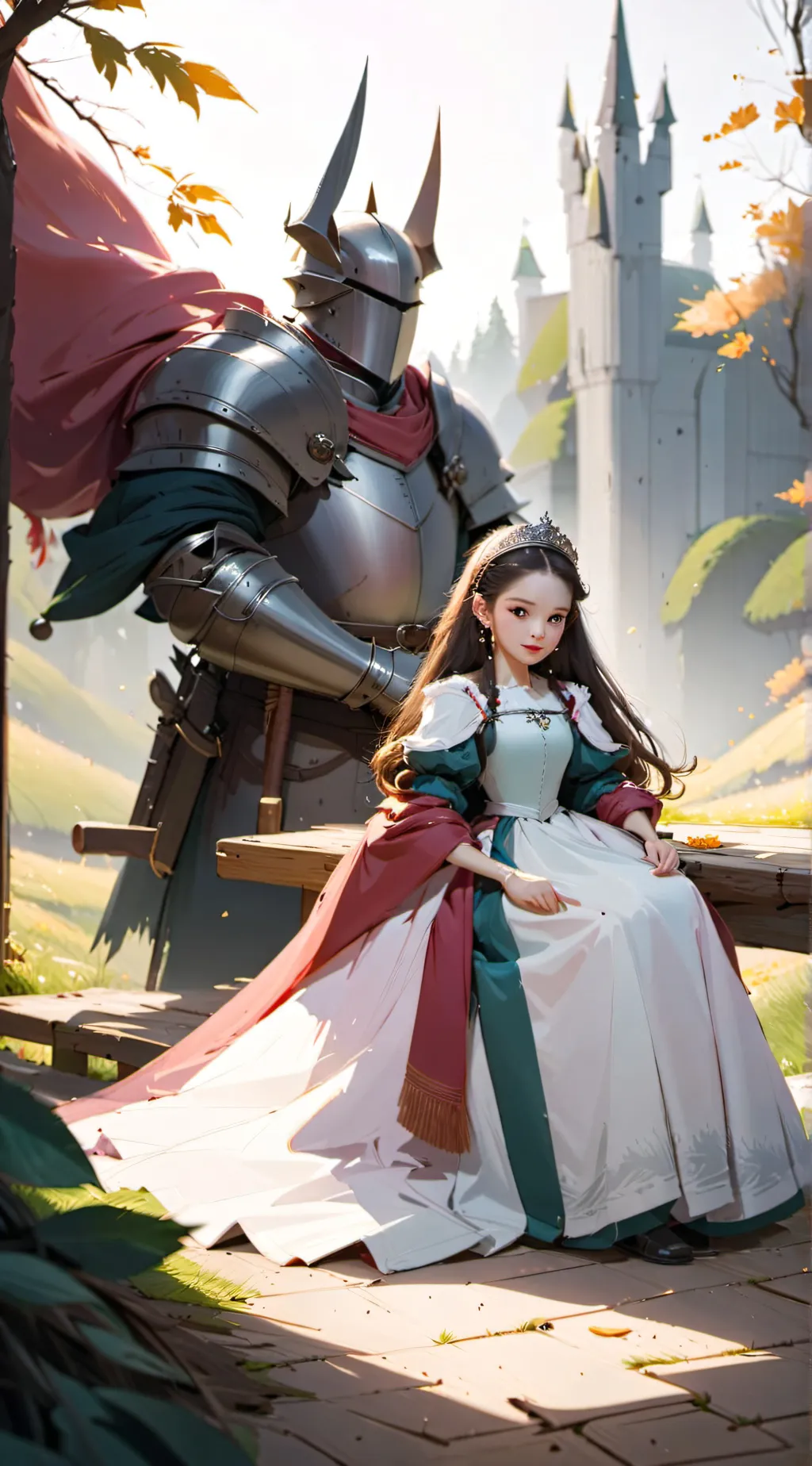 ai character: princess alena  background