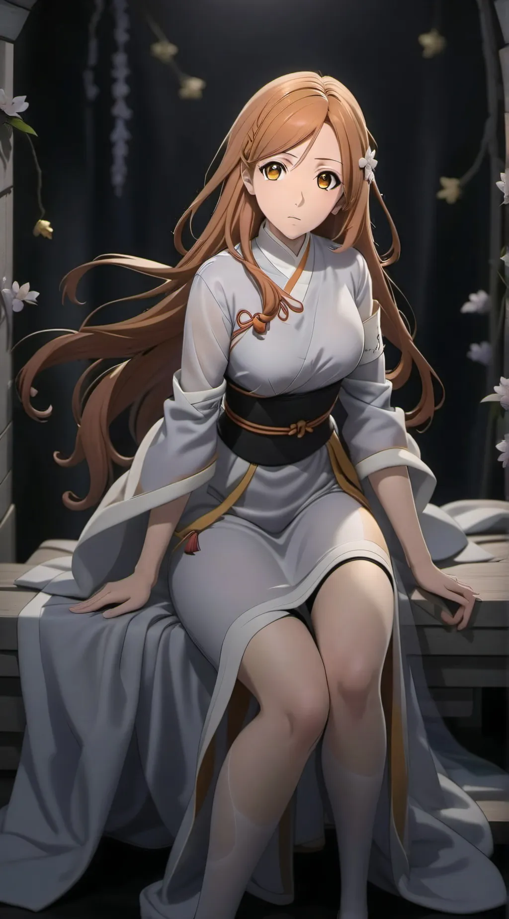 ai character: Orihime Inoue background