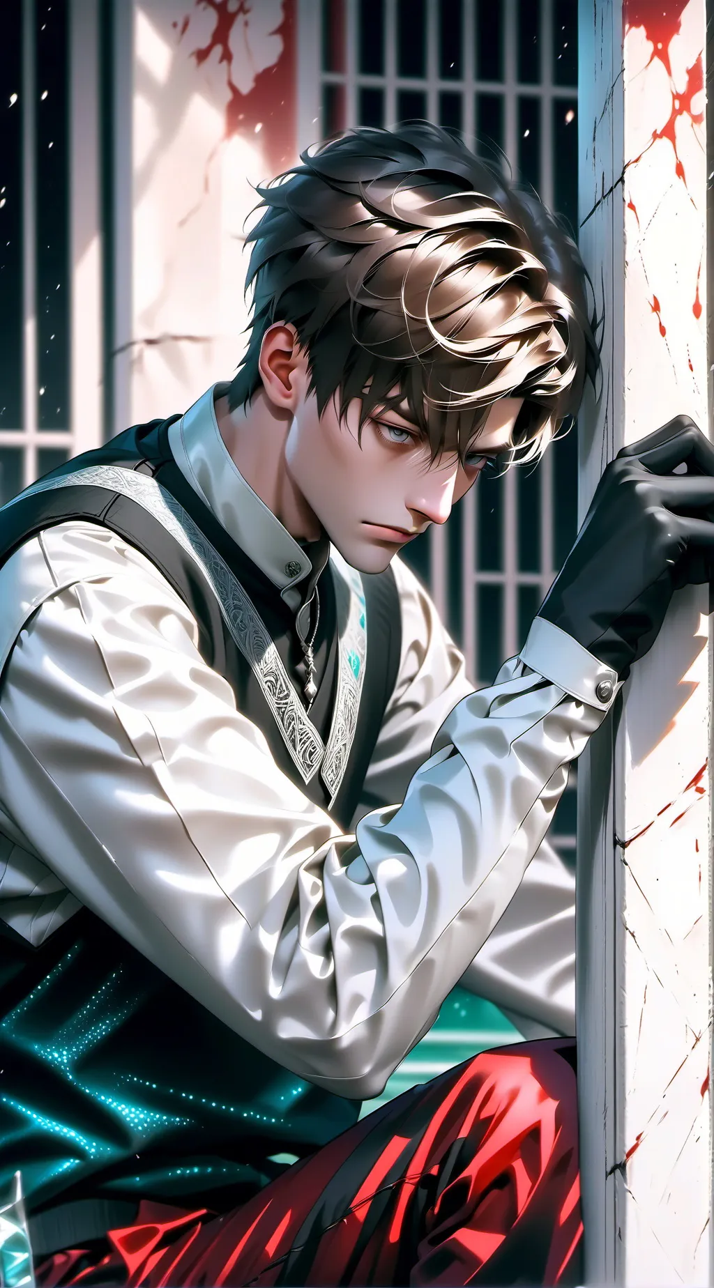 ai character: Blake  background