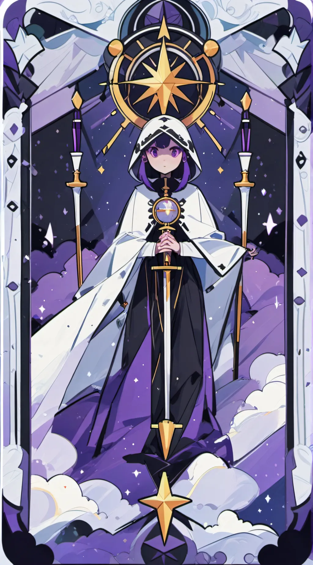 ai character: uzi in heat background