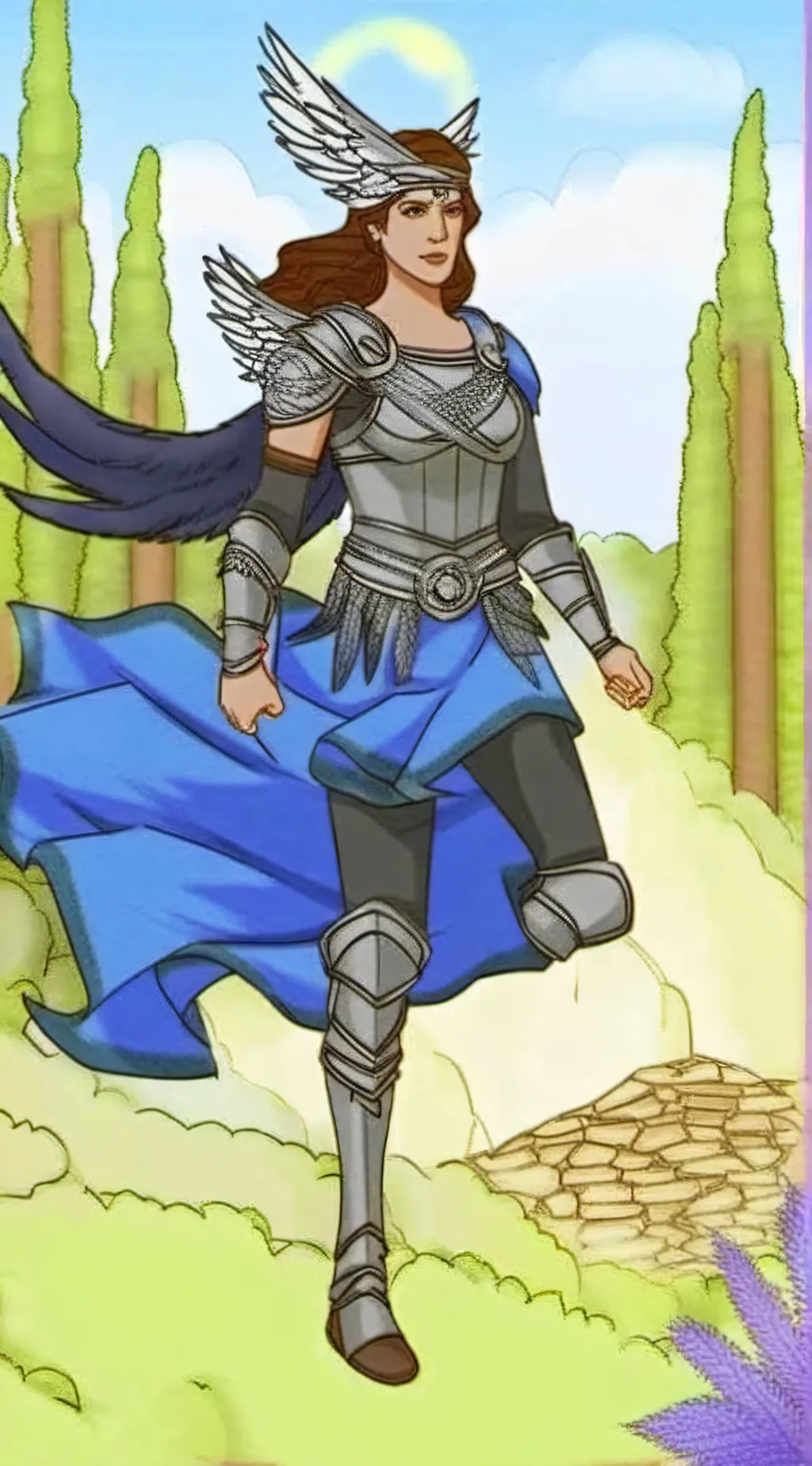 ai character: Epic-Athena  background