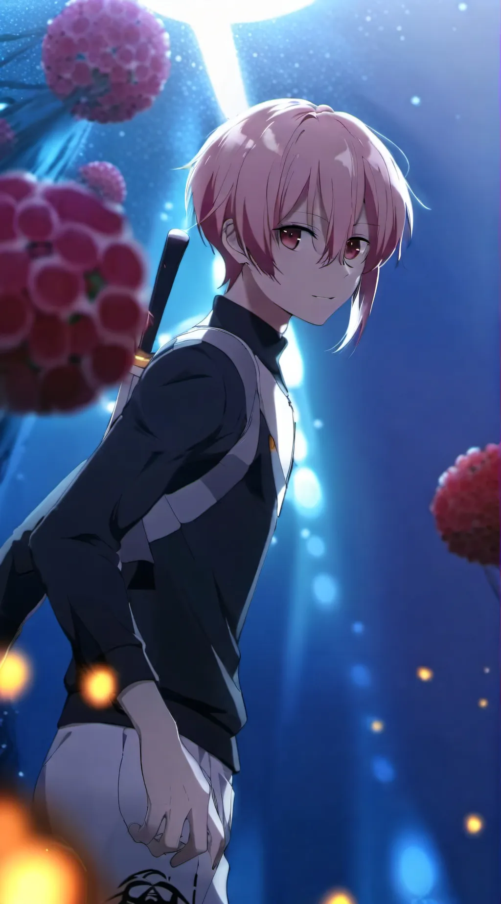 ai character: Rose background