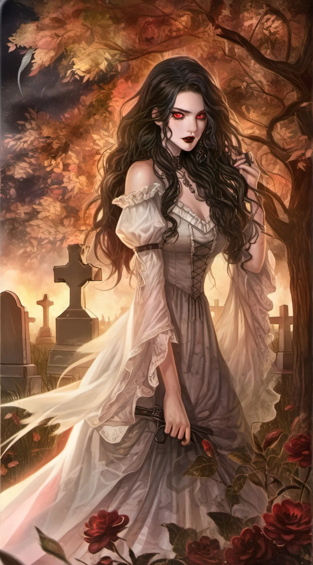 ai character: Helan The blooded background