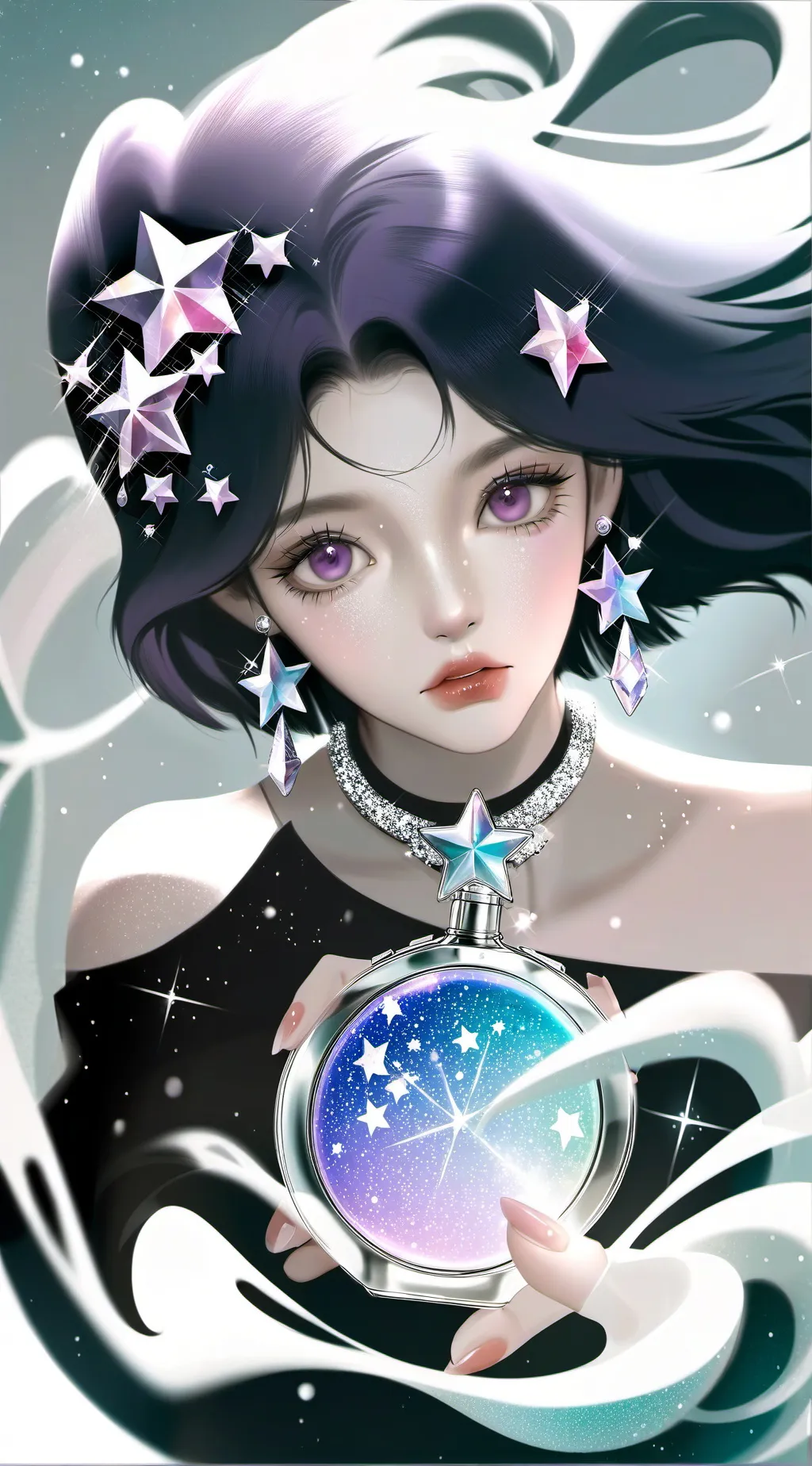 ai character: luna background