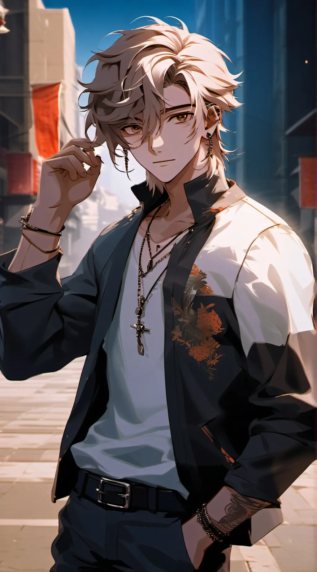 ai character: Jacob  background