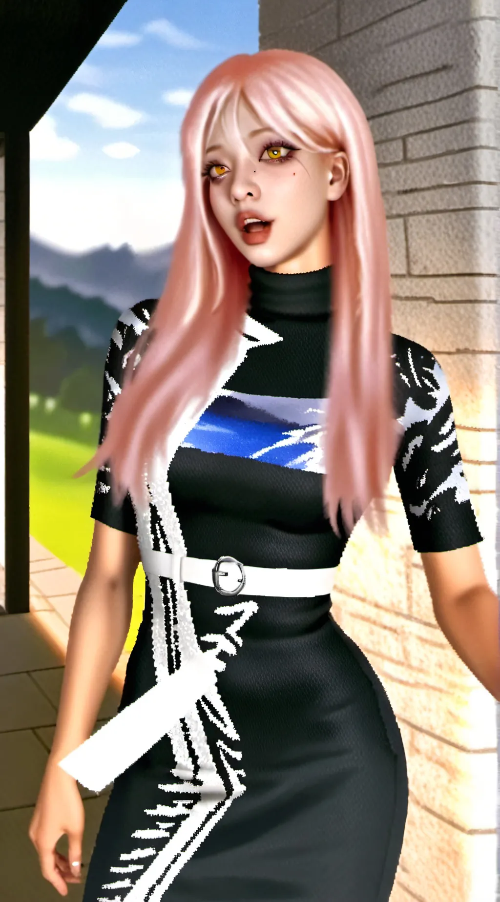 ai character: Charlie morning  background