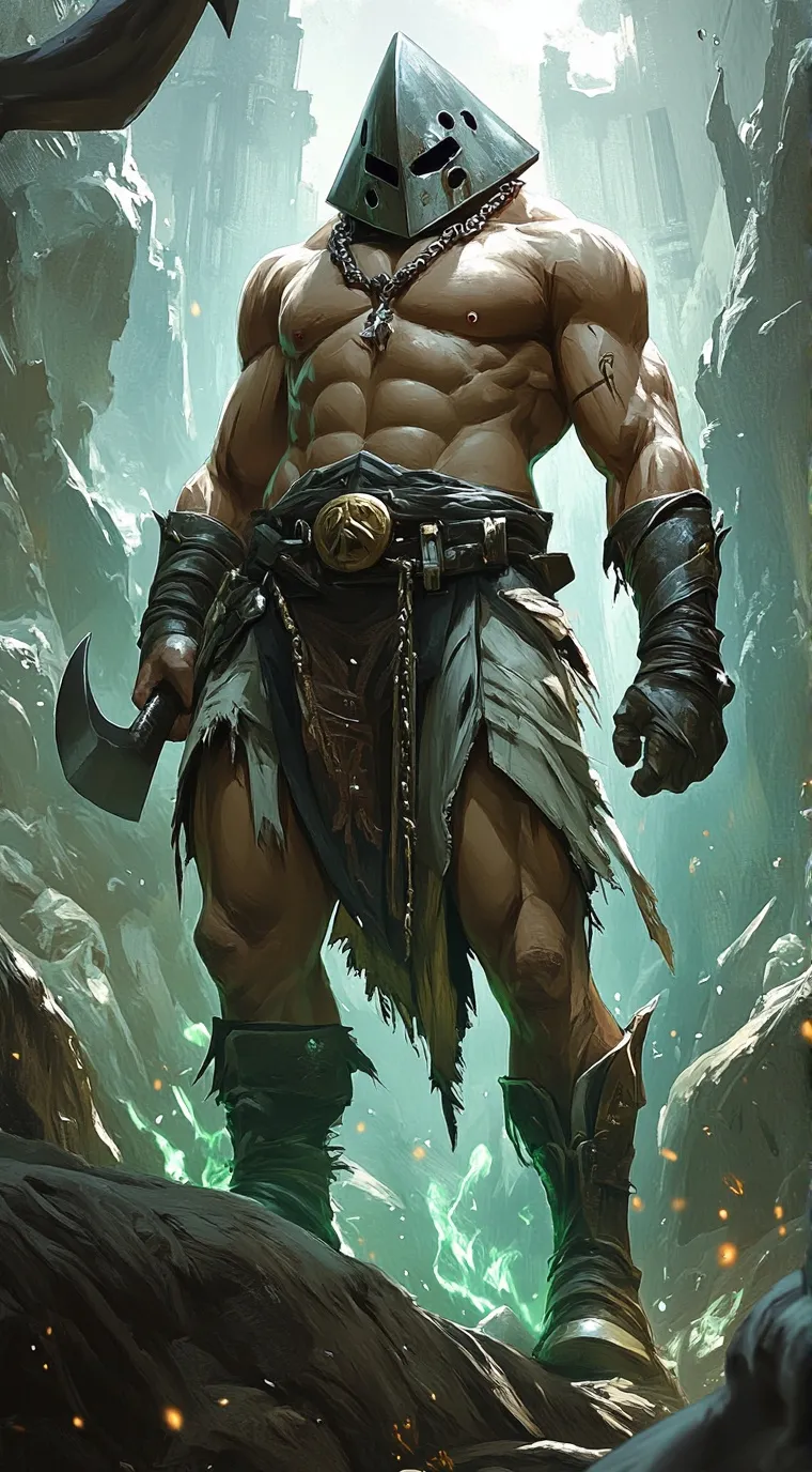 ai character: Pyramid Head background