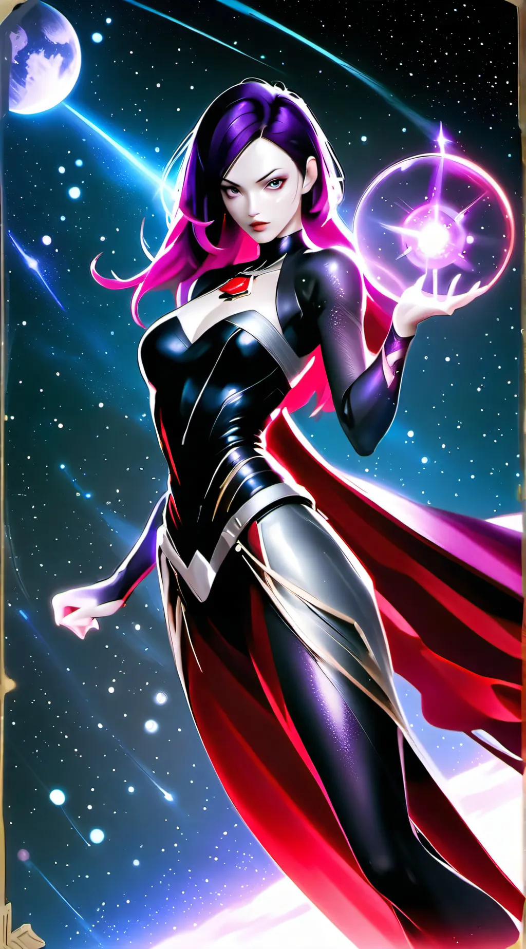 ai character: Raven  background