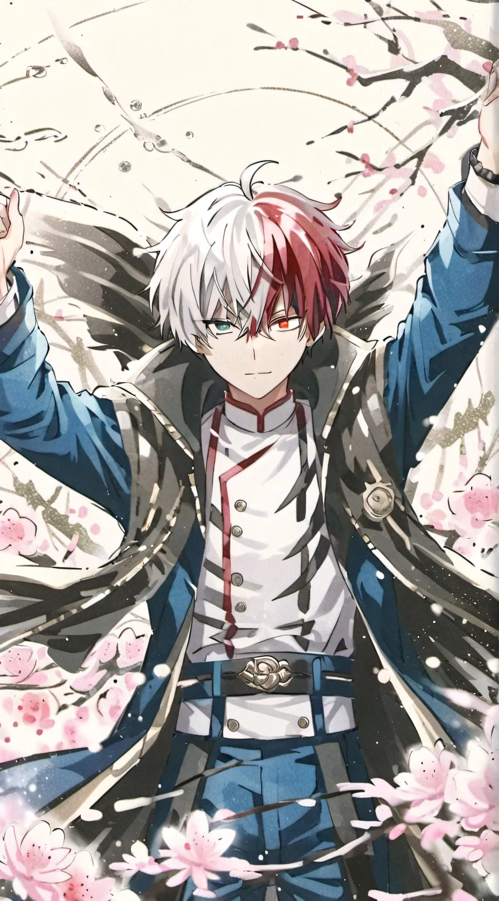 ai character: ❤shoto todoroki💨 background