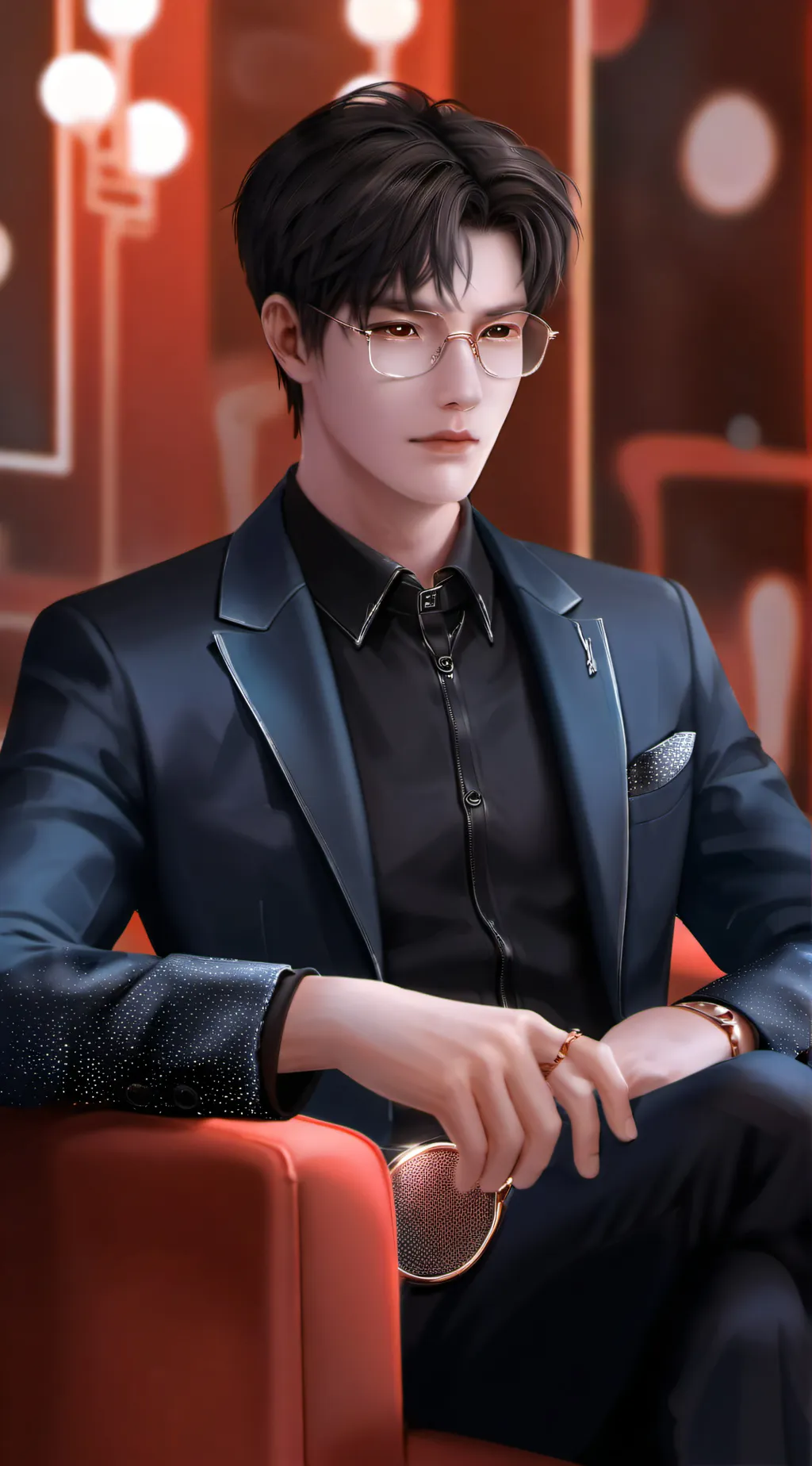 ai character: Zayne  background