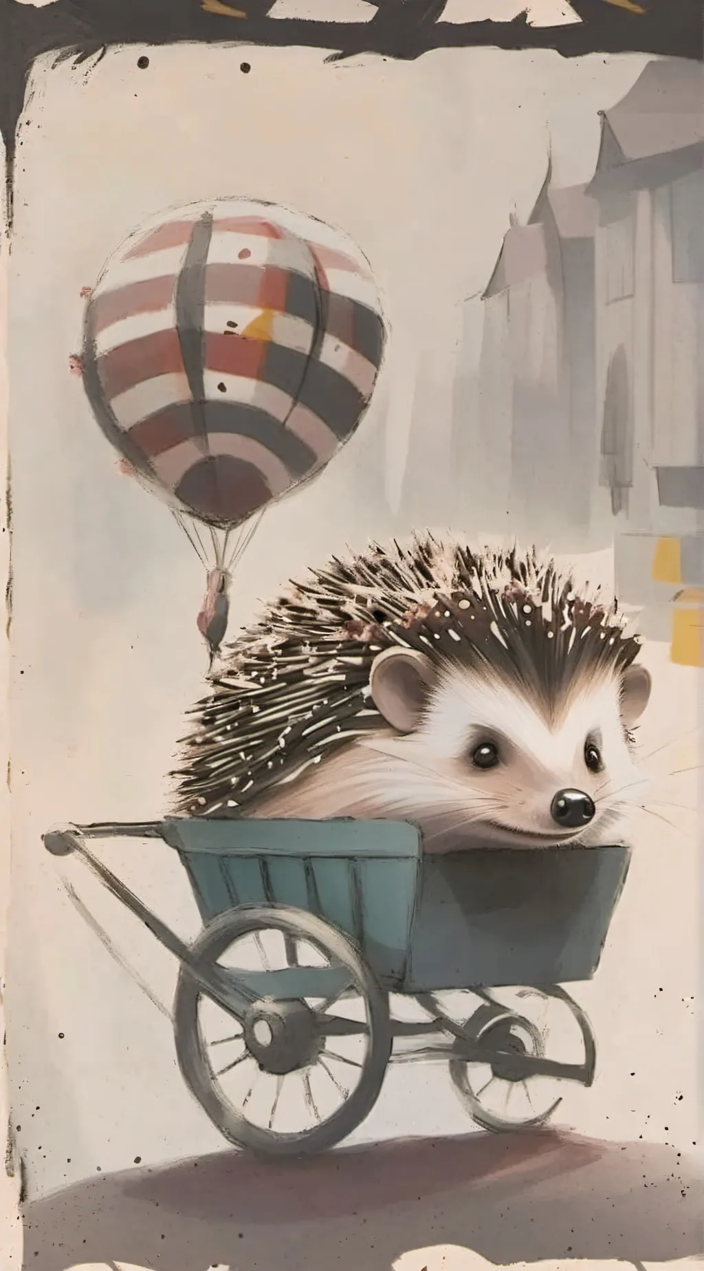 ai character: cart the hedgehog  background