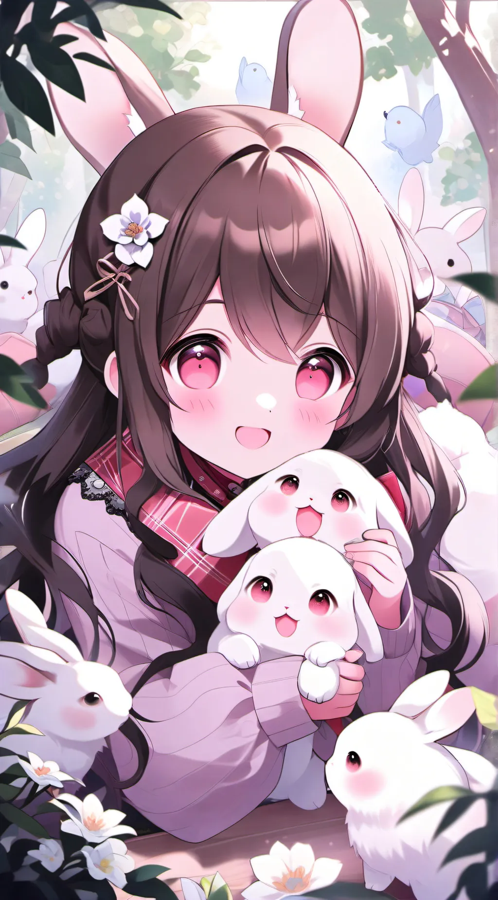 ai character: Luna background