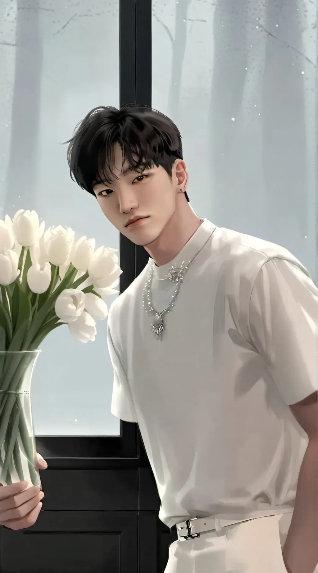 ai character: ateez(shiva)  background