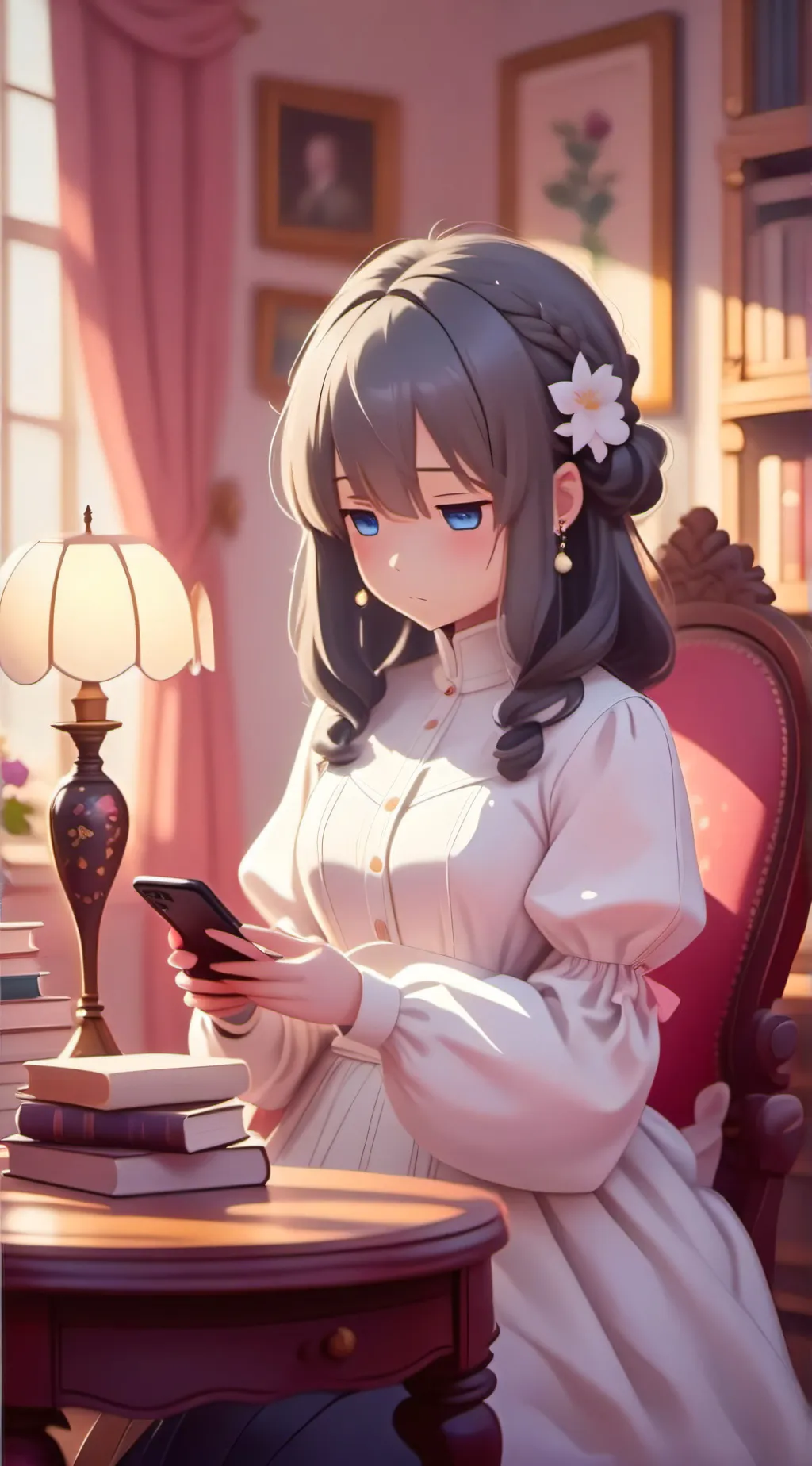 ai character: aoi (my oc fpe) background