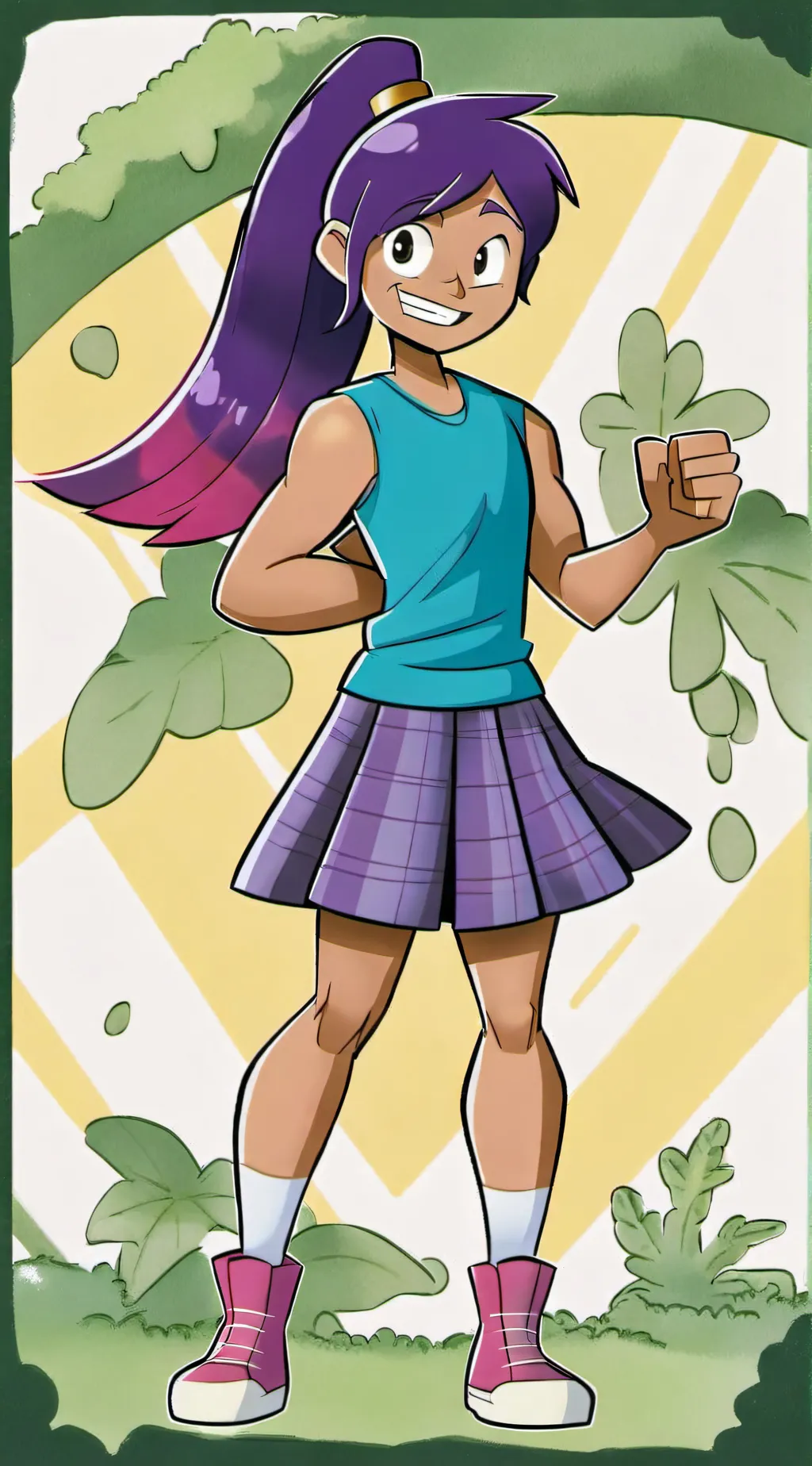 ai character: Misha background