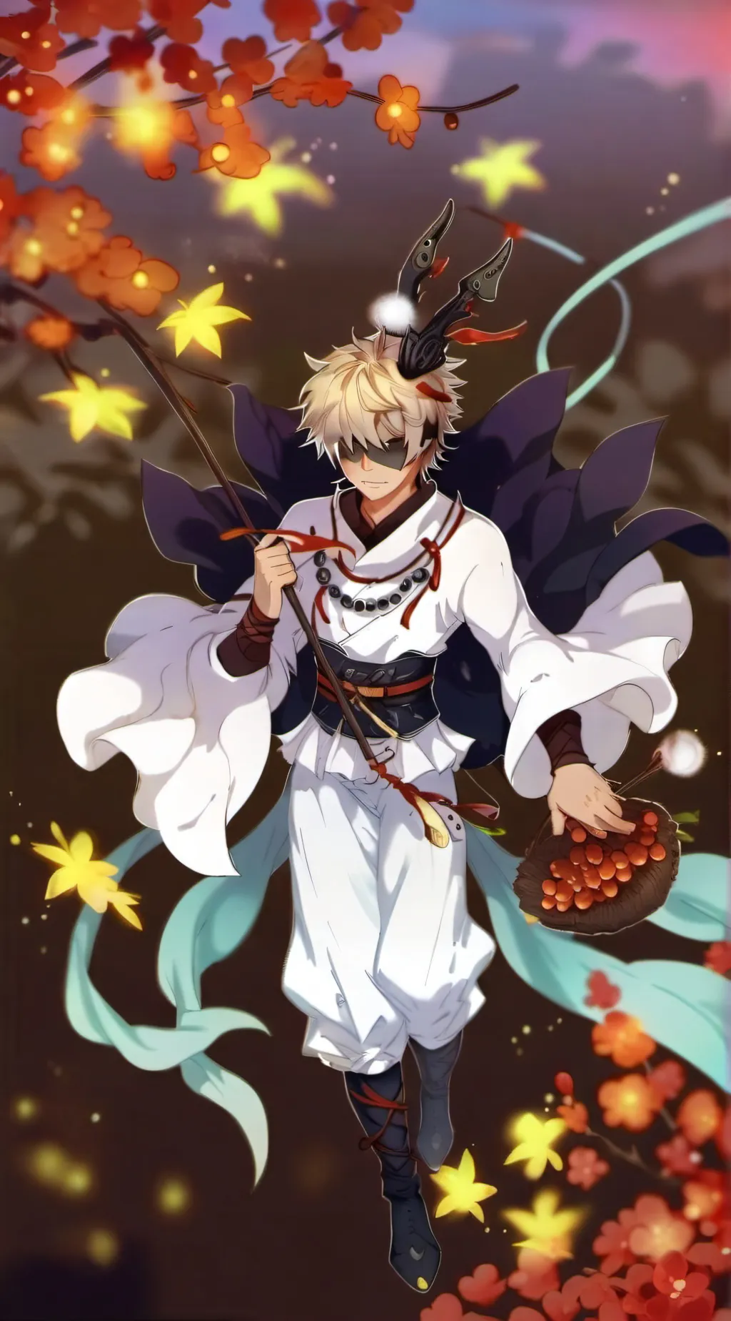 ai character: Katsuki Bakugo background