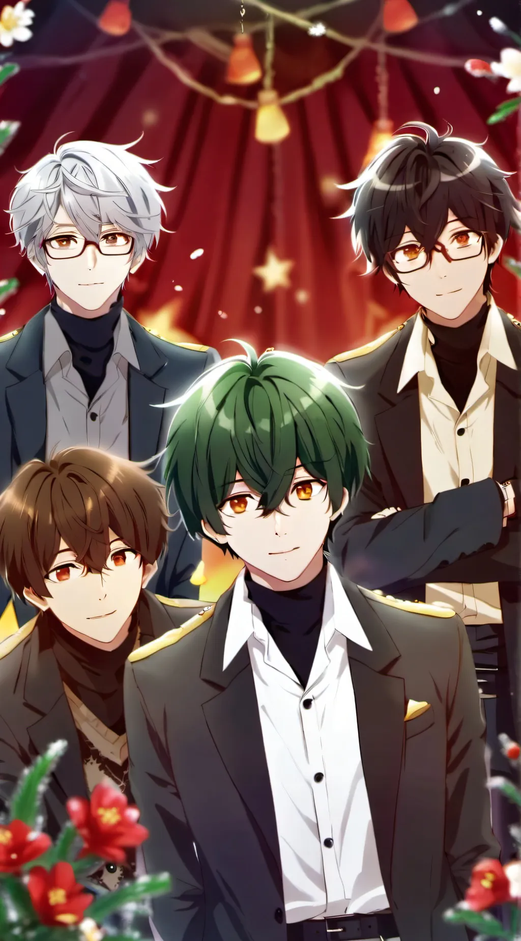 ai character: boys  background