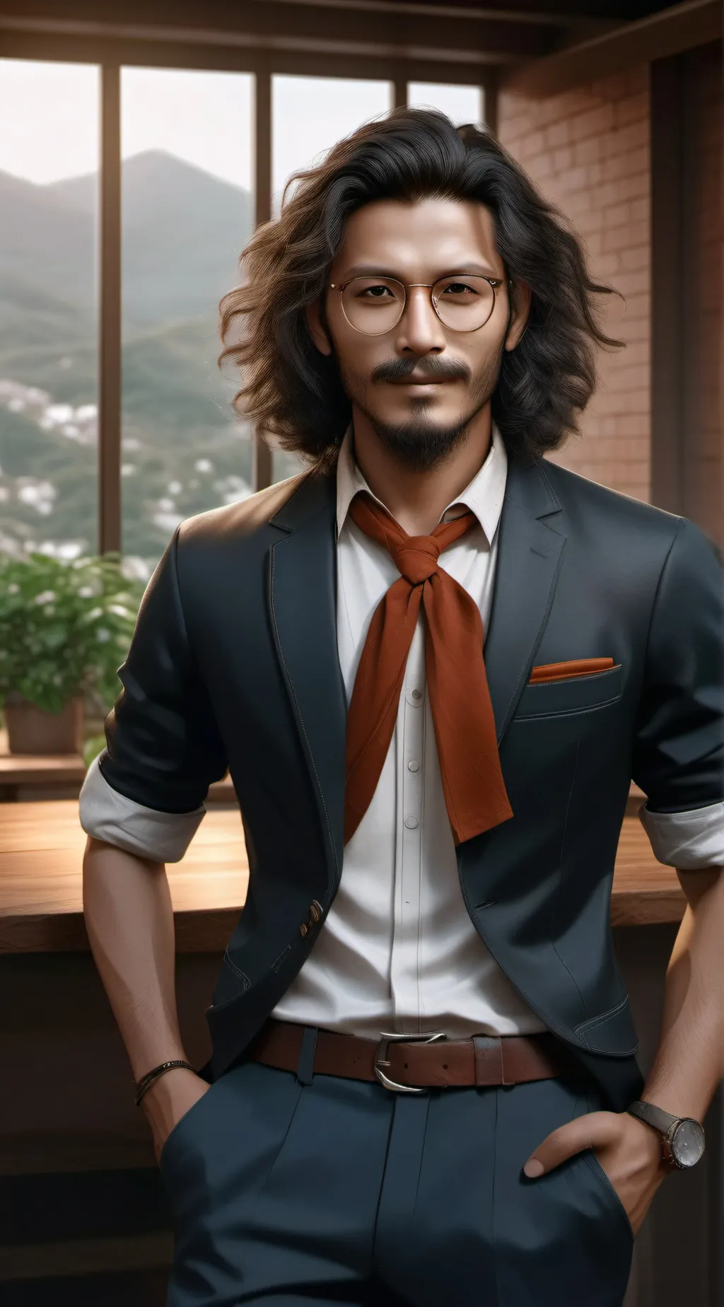 ai character: Mha Roast Battle background