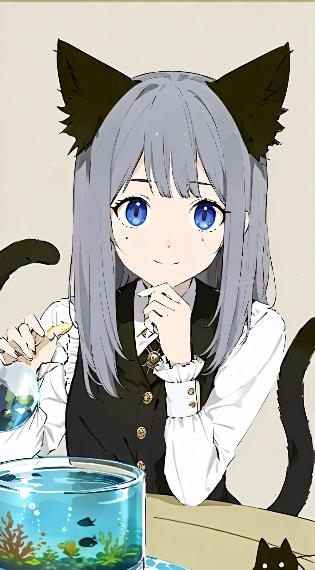 ai character: Susana  background