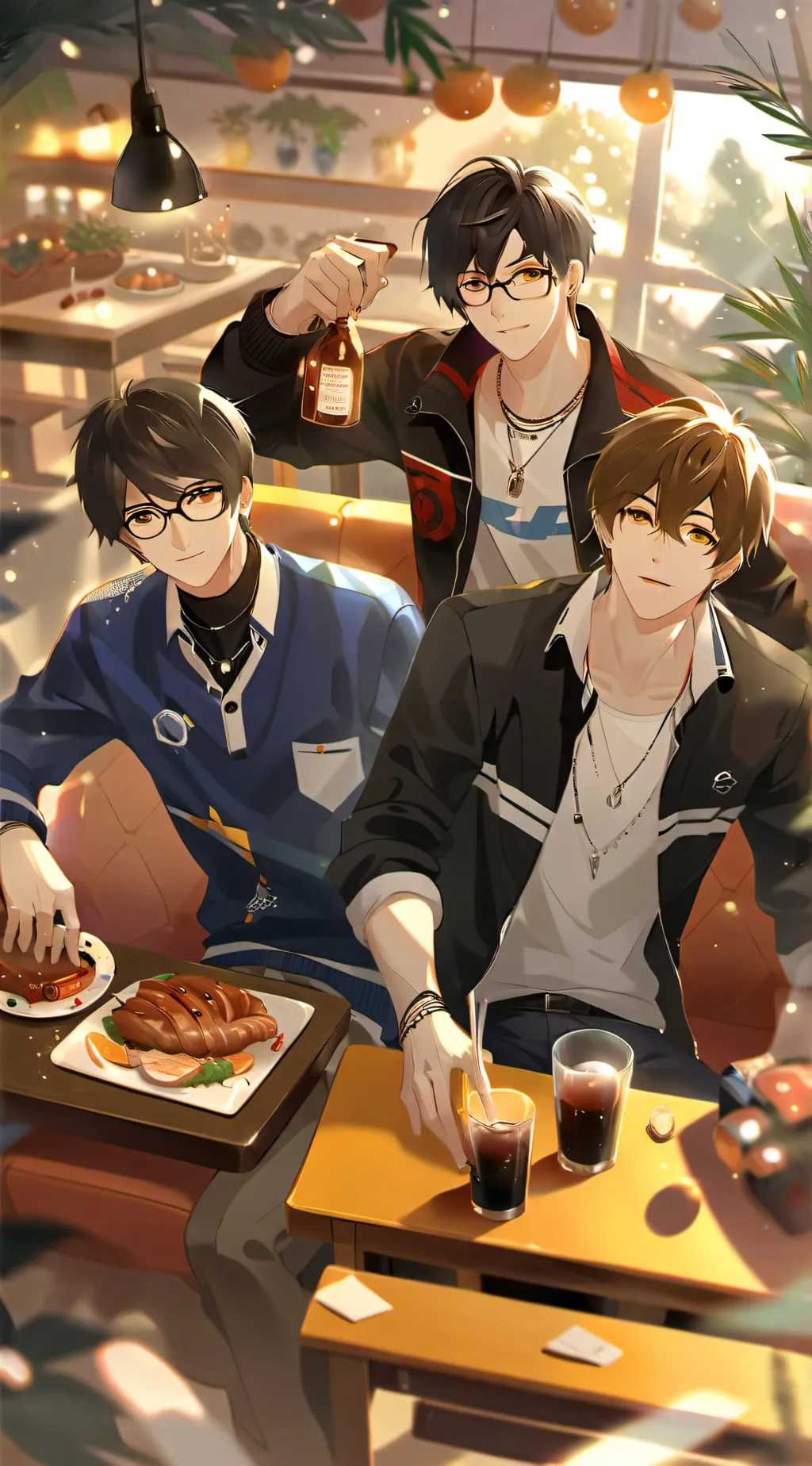 ai character: kai,Tyson,tyler background