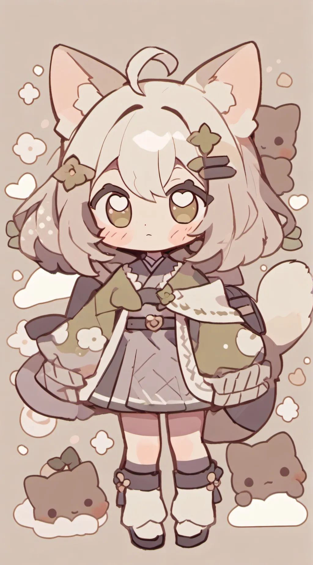 ai character: Seek killing neko  background