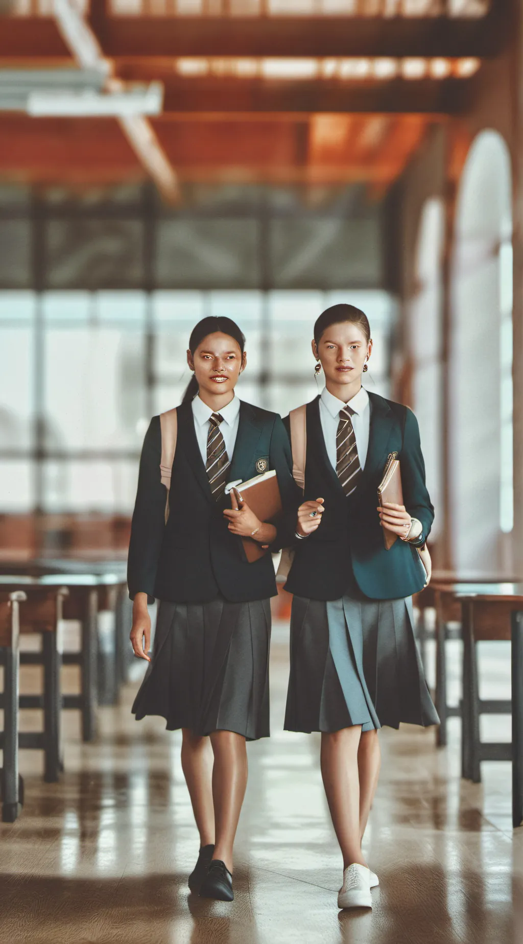 ai character: St. Marrys school! background